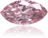 Natural Pink Diamond Marquise 0.15 ct Polished