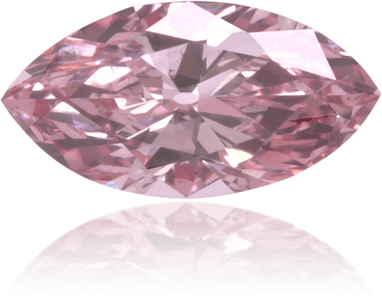 Natural Pink Diamond Marquise 0.15 ct Polished