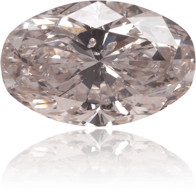 Natural Pink Diamond Oval 1.34 ct Polished