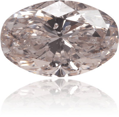 Natural Pink Diamond Oval 1.34 ct Polished