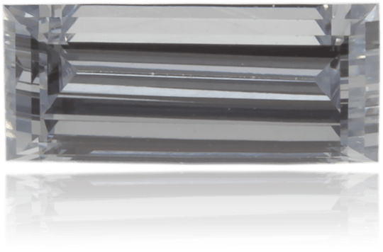 Natural Blue Diamond Rectangle 0.25 ct Polished