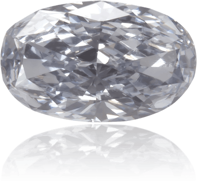 Natural Blue Diamond Oval 0.16 ct Polished