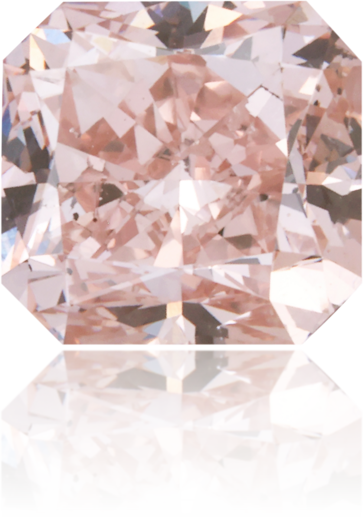 Natural Pink Diamond Square 1.03 ct Polished