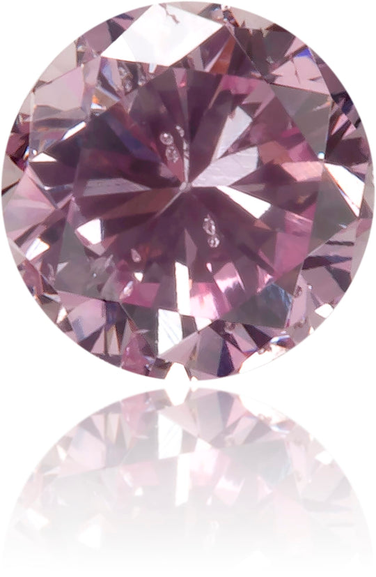 Natural Pink Diamond Round 0.18 ct Polished