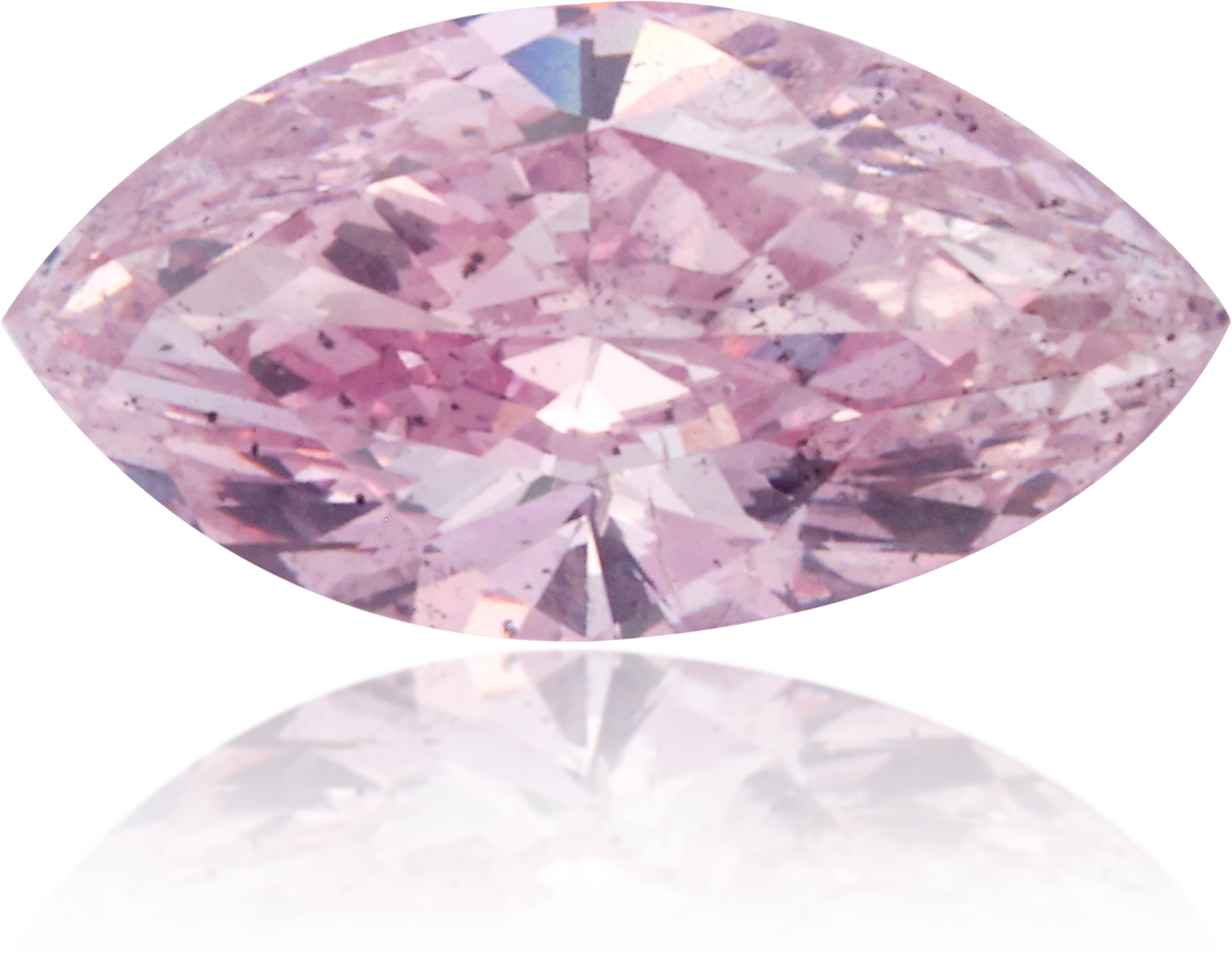 Natural Purple Diamond Marquise 0.47 ct Polished