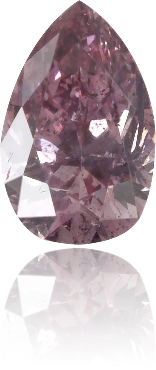 Natural Pink Diamond Pear Shape 0.20 ct Polished