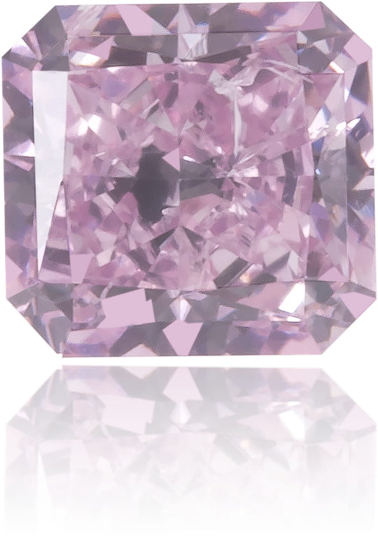Natural Pink Diamond Square 0.22 ct Polished