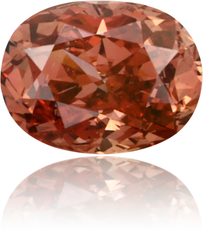 Natural Pink Diamond Oval 0.35 ct Polished