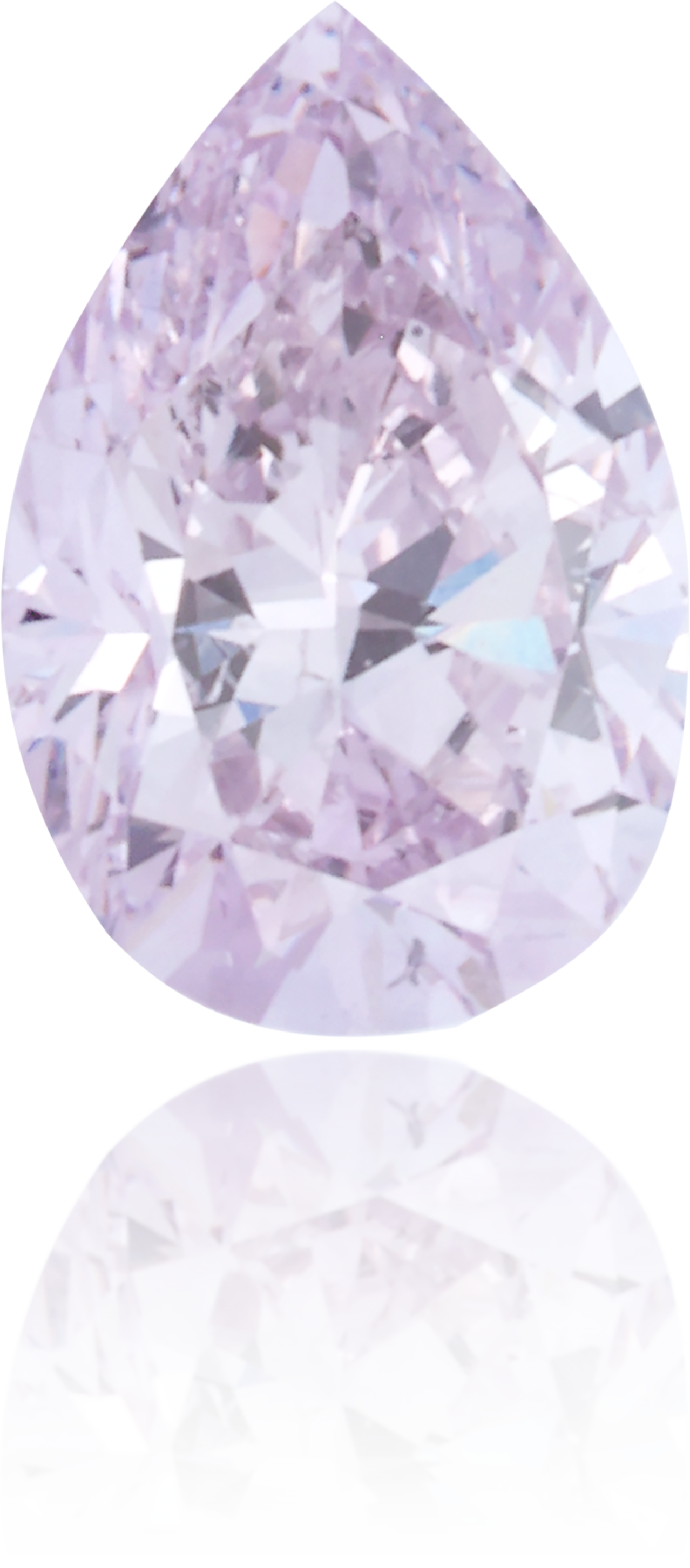 Natural Purple Diamond Pear Shape 0.28 ct Polished