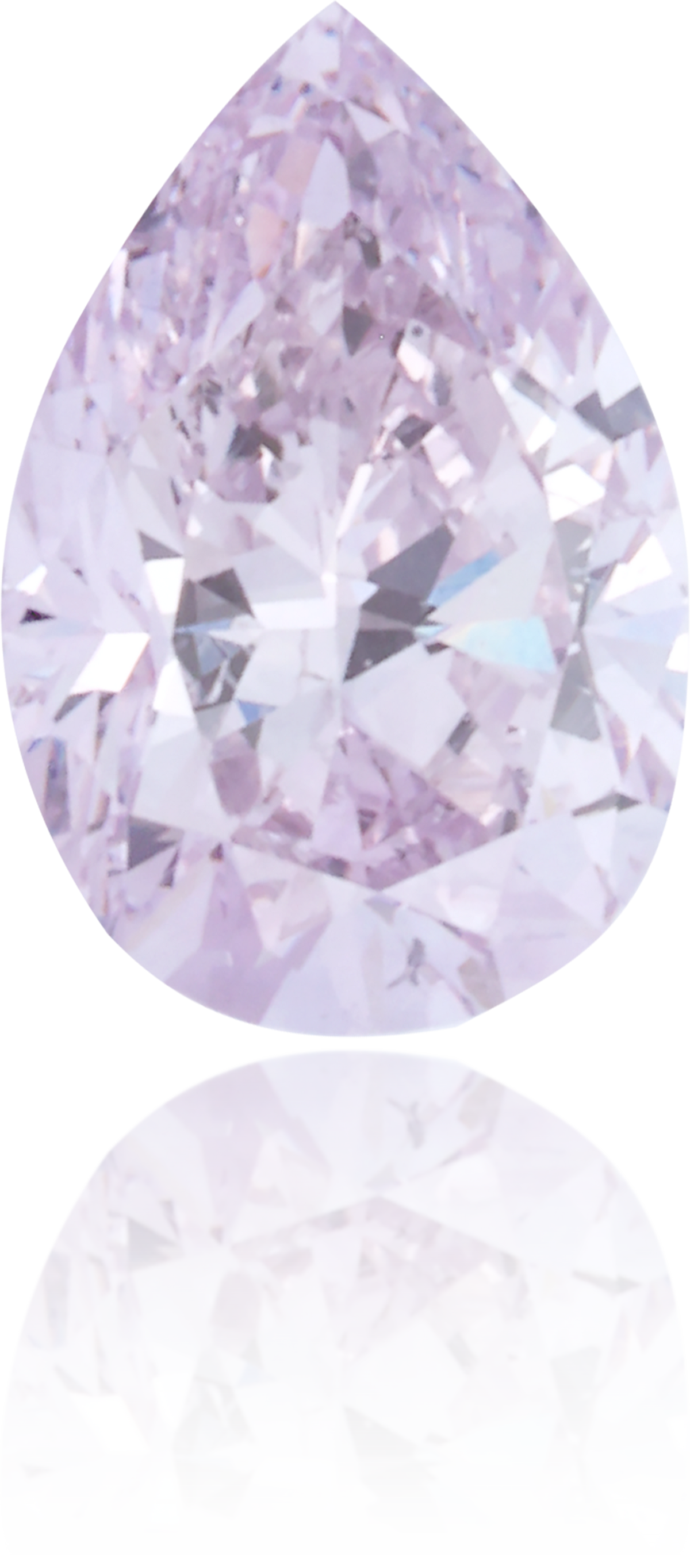 Natural Purple Diamond Pear Shape 0.28 ct Polished