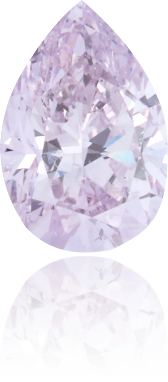 Natural Purple Diamond Pear Shape 0.28 ct Polished