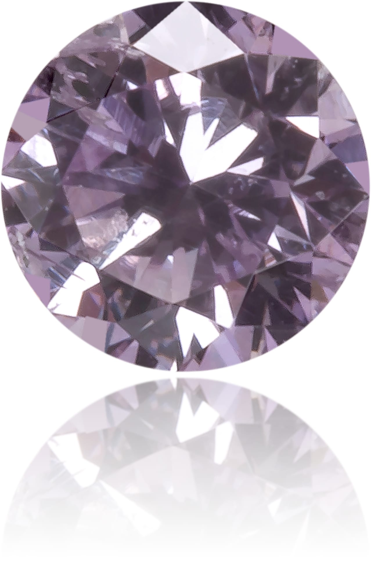 Natural Purple Diamond Round 0.16 ct Polished