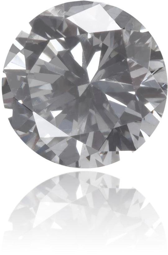 Natural Gray Diamond Round 0.51 ct Polished