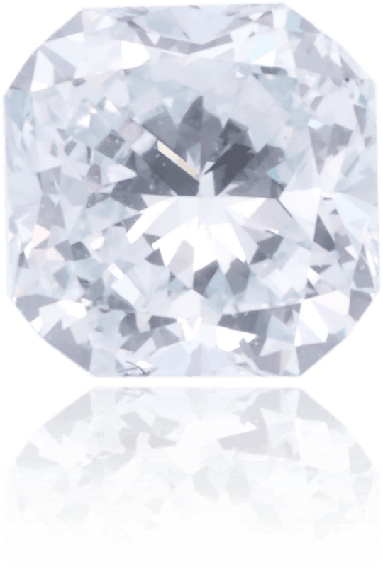 Natural Blue Diamond Square 0.25 ct Polished