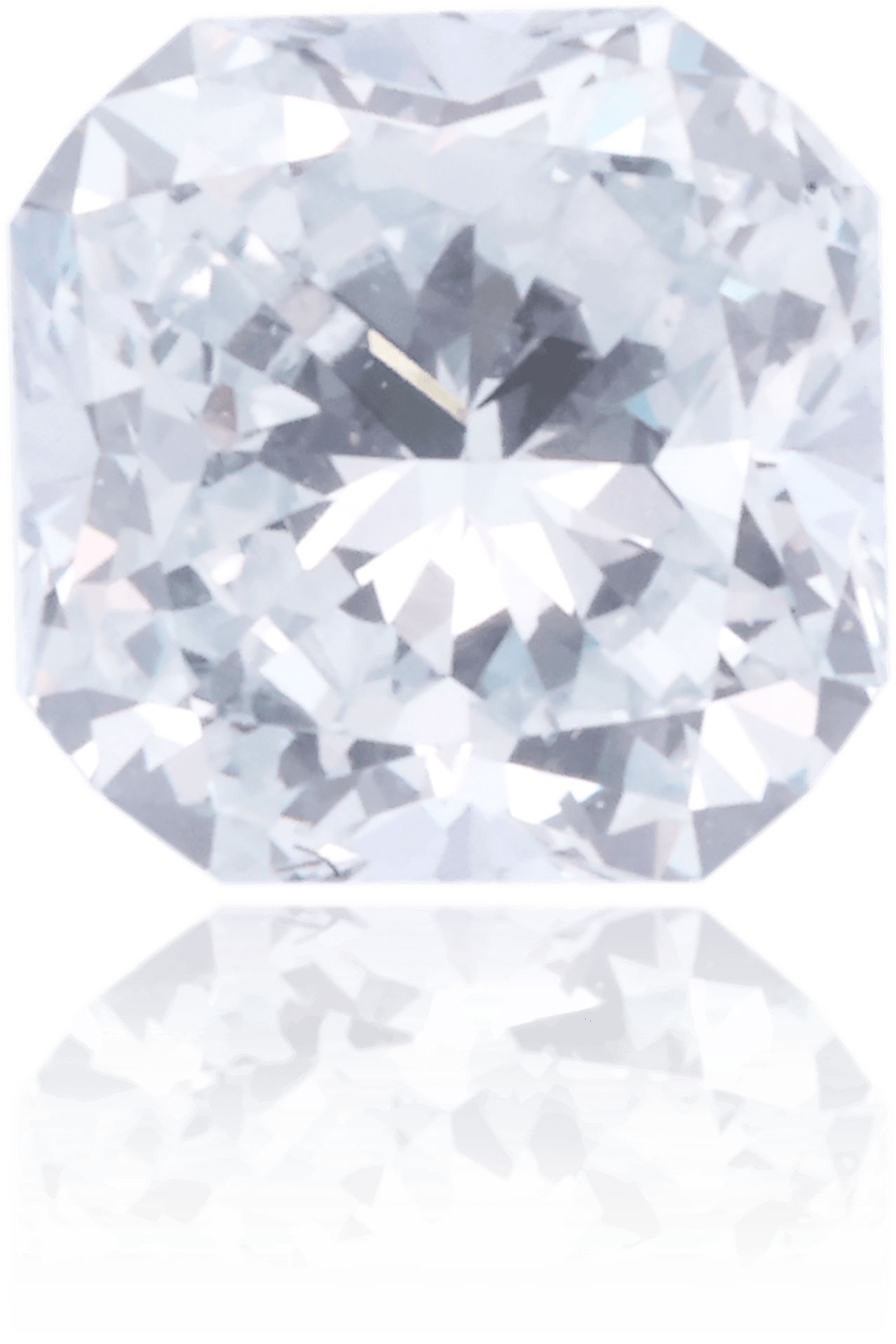 Natural Blue Diamond Square 0.25 ct Polished