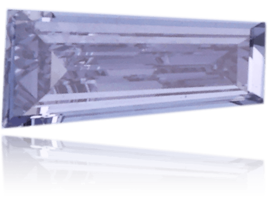 Natural Purple Diamond Baguette 0.12 ct Polished
