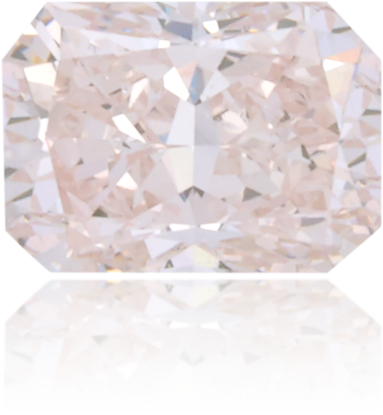Natural Pink Diamond Rectangle 0.59 ct Polished