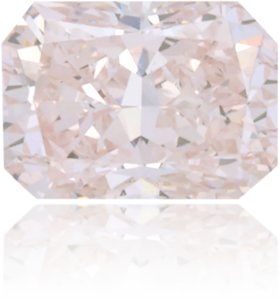 Natural Pink Diamond Rectangle 0.59 ct Polished