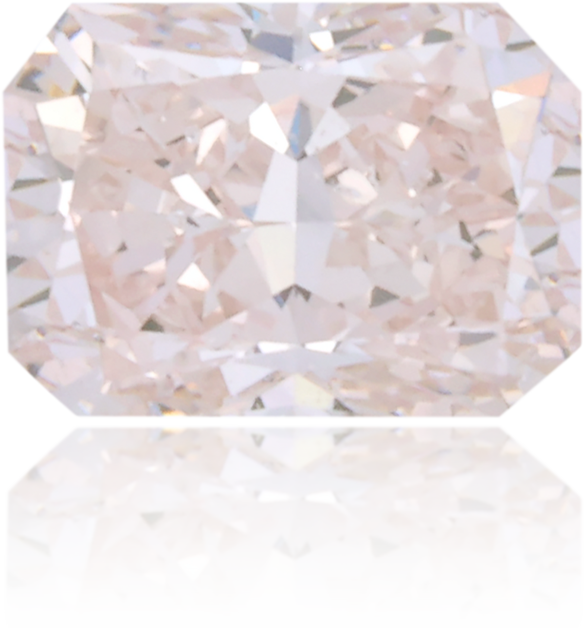 Natural Pink Diamond Rectangle 0.59 ct Polished