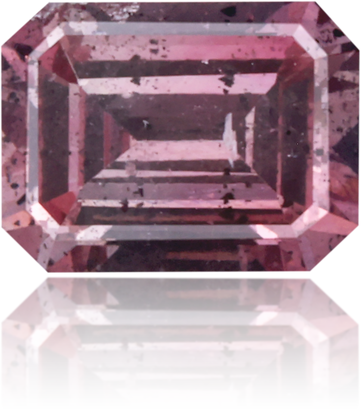 Natural Pink Diamond Rectangle 0.42 ct Polished