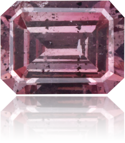 Natural Pink Diamond Rectangle 0.42 ct Polished
