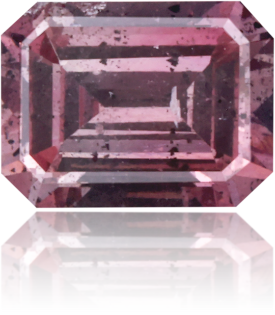 Natural Pink Diamond Rectangle 0.42 ct Polished