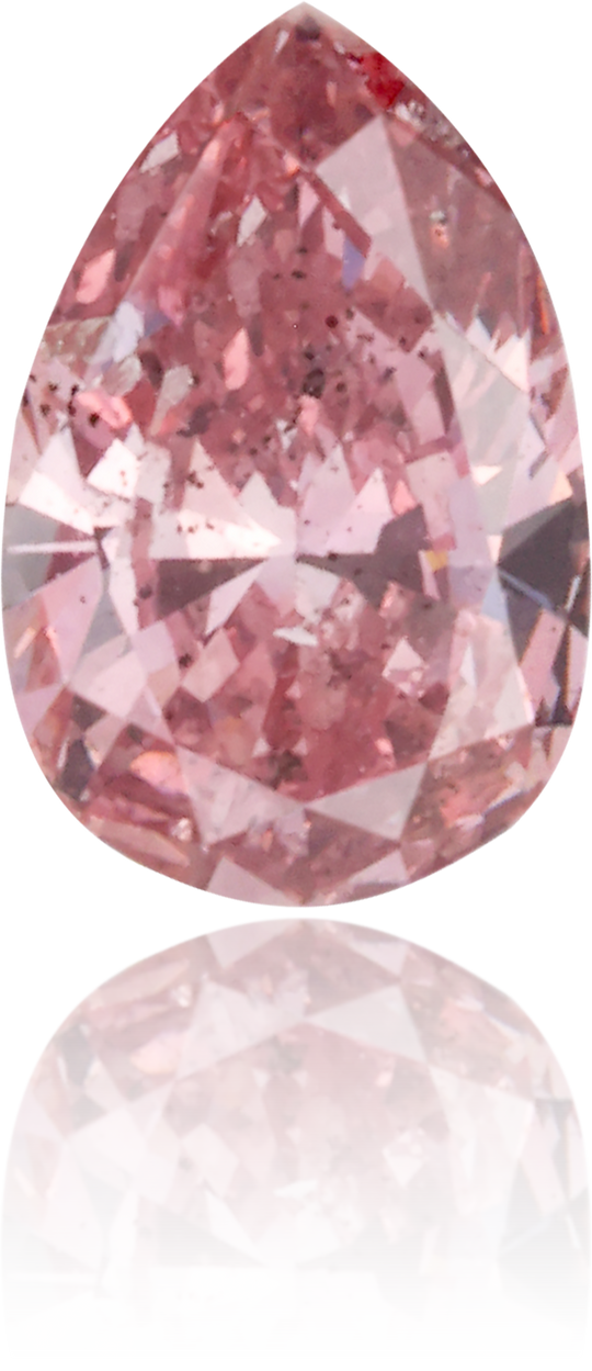 Natural Pink Diamond Pear Shape 0.43 ct Polished