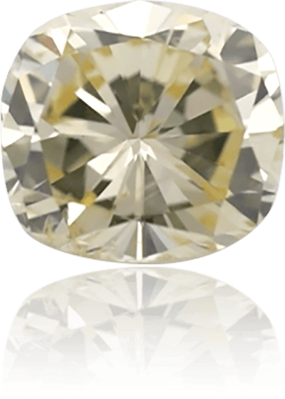 Natural Yellow Diamond Cushion 1.04 ct Polished