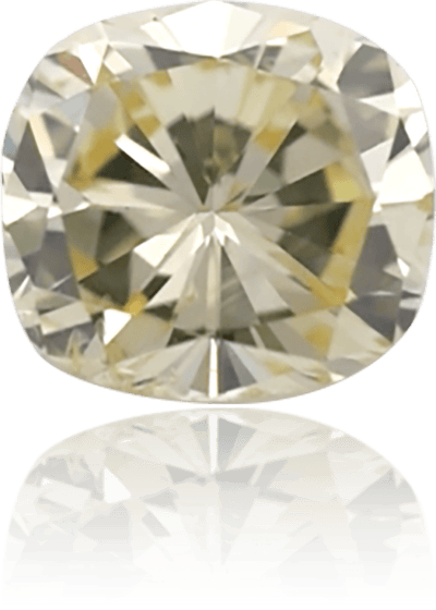 Natural Yellow Diamond Cushion 1.04 ct Polished