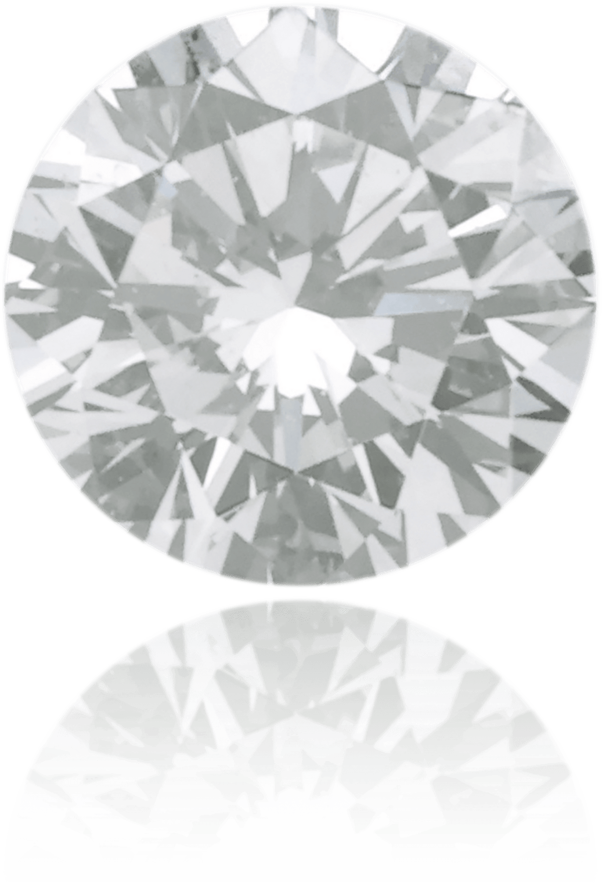 Natural Gray Diamond Round 0.63 ct Polished