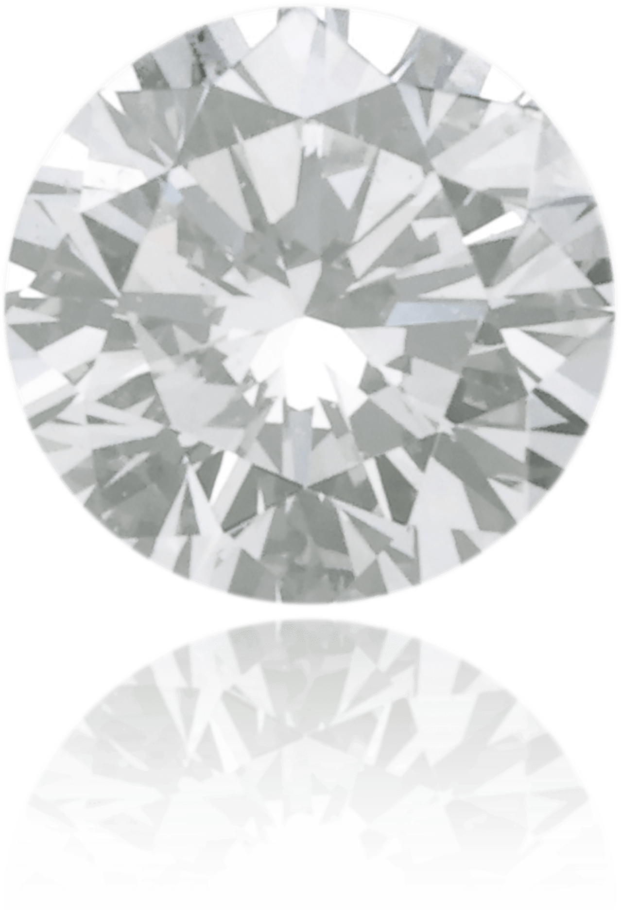 Natural Gray Diamond Round 0.63 ct Polished