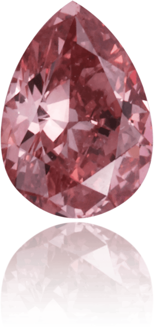 Natural Pink Diamond Pear Shape 0.26 ct Polished