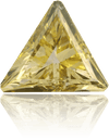 Natural Green Diamond Triangle 0.85 ct Polished