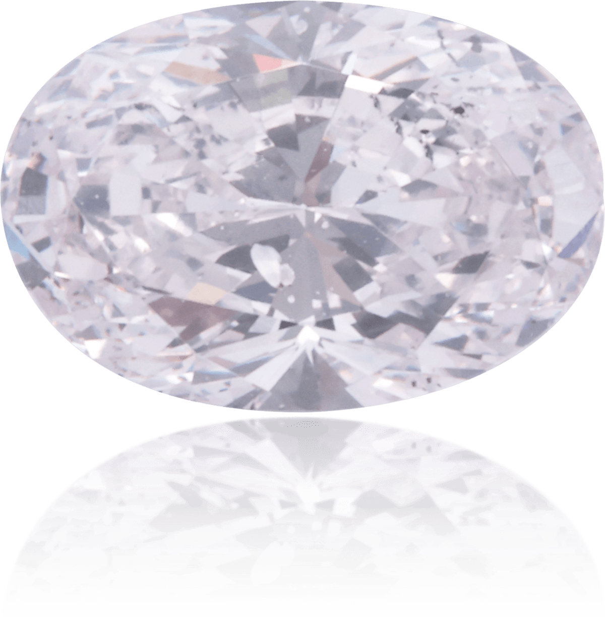 Natural Pink Diamond Oval 1.05 ct Polished