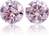 Natural Pink Diamond Round 0.22 ct set