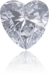 Natural Blue Diamond Heart Shape 0.26 ct Polished