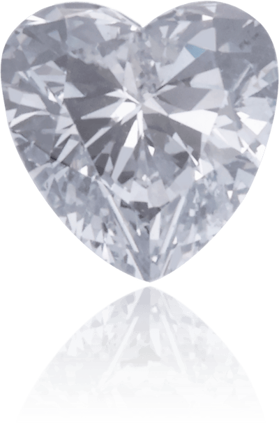 Natural Blue Diamond Heart Shape 0.26 ct Polished