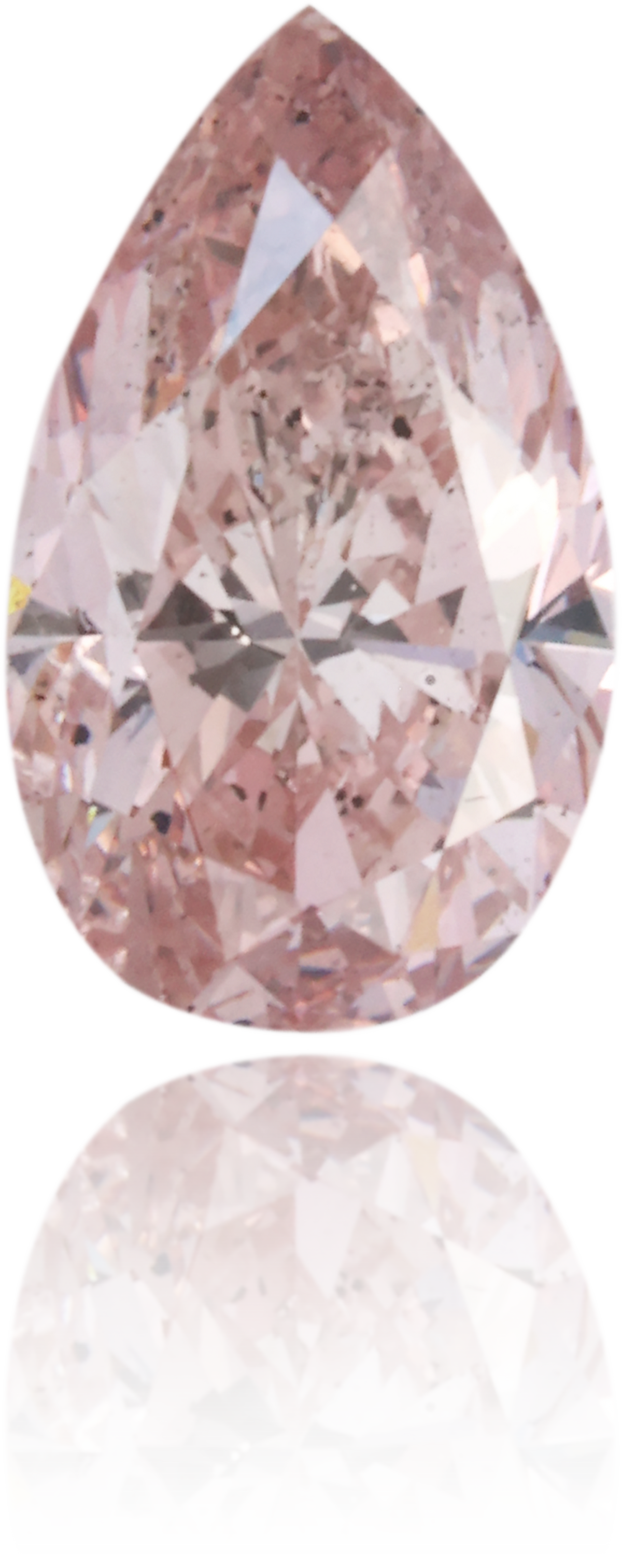 Natural Pink Diamond Pear Shape 0.55 ct Polished