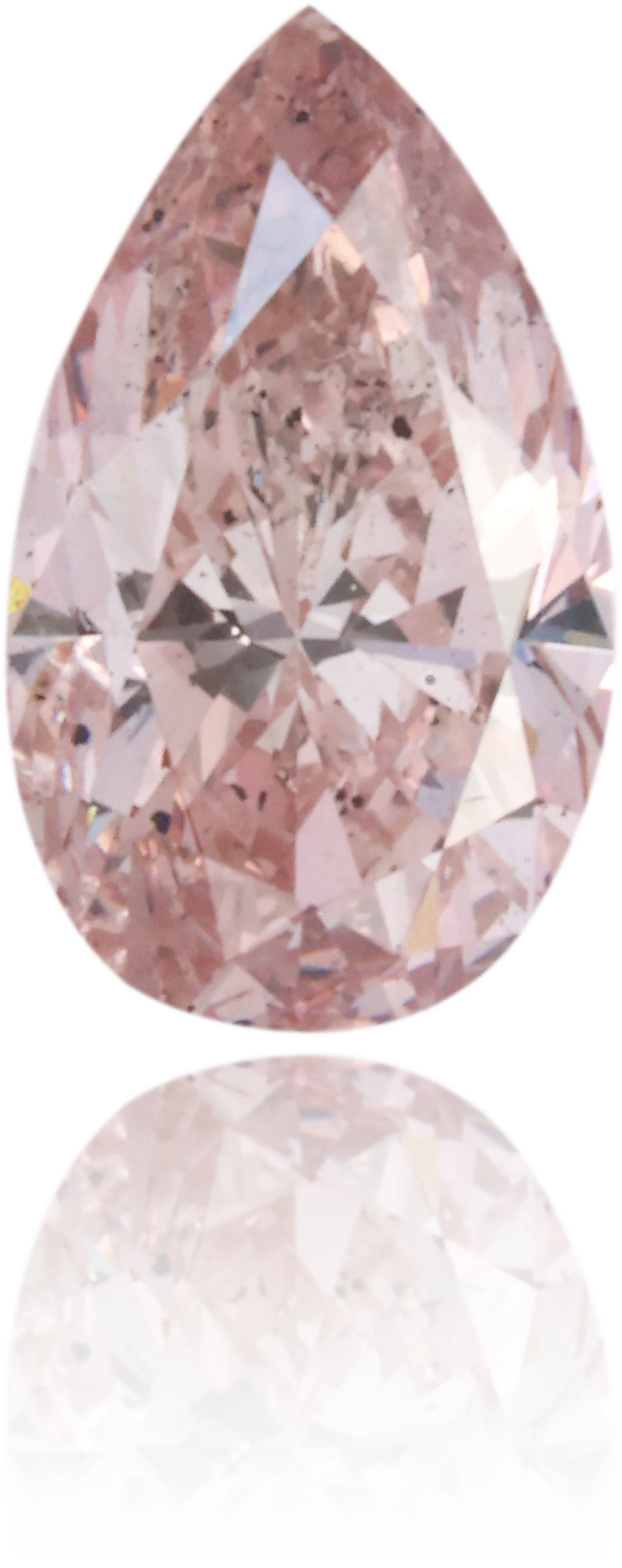 Natural Pink Diamond Pear Shape 0.55 ct Polished