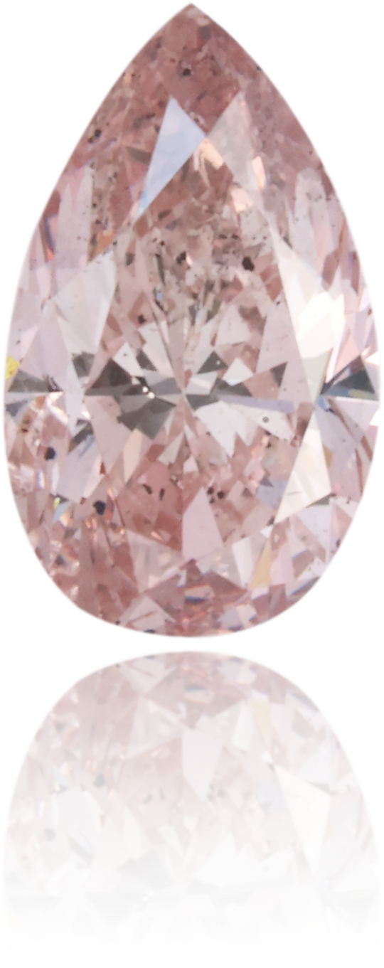 Natural Pink Diamond Pear Shape 0.55 ct Polished