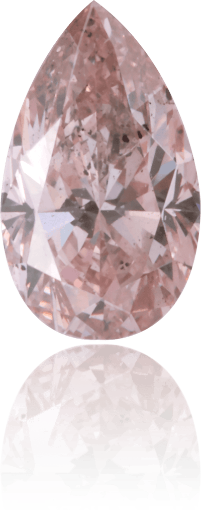 Natural Pink Diamond Pear Shape 0.55 ct Polished