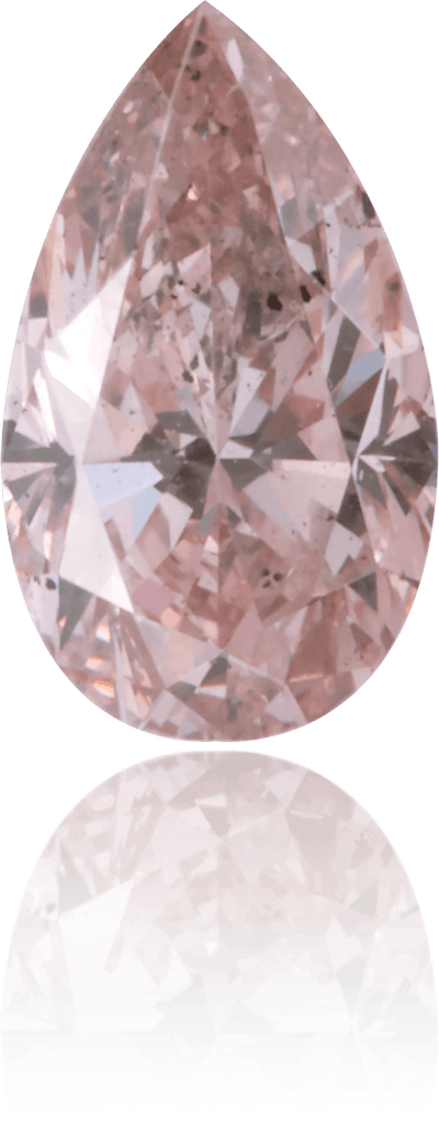 Natural Pink Diamond Pear Shape 0.55 ct Polished