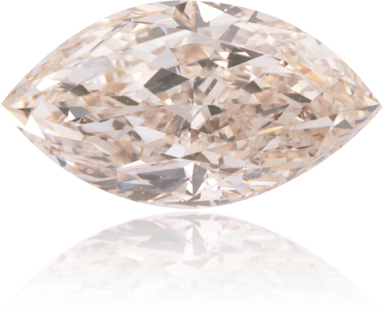Natural Pink Diamond Marquise 1.03 ct Polished