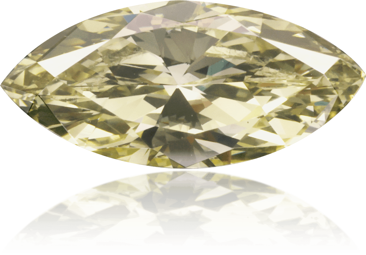 Natural Green Diamond Marquise 1.01 ct Polished