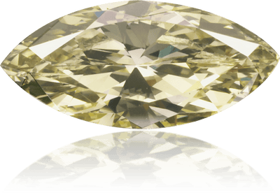 Natural Green Diamond Marquise 1.01 ct Polished