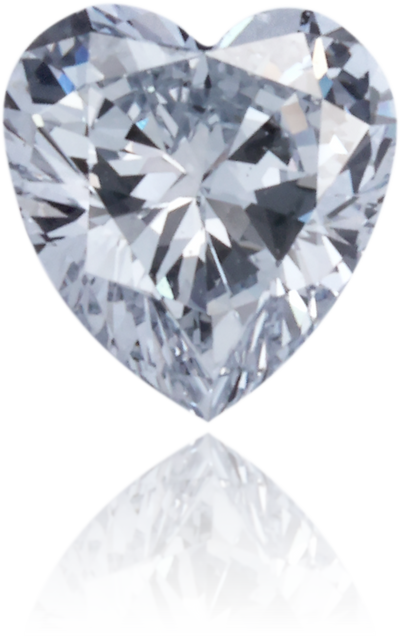 Natural Blue Diamond Heart Shape 0.20 ct Polished