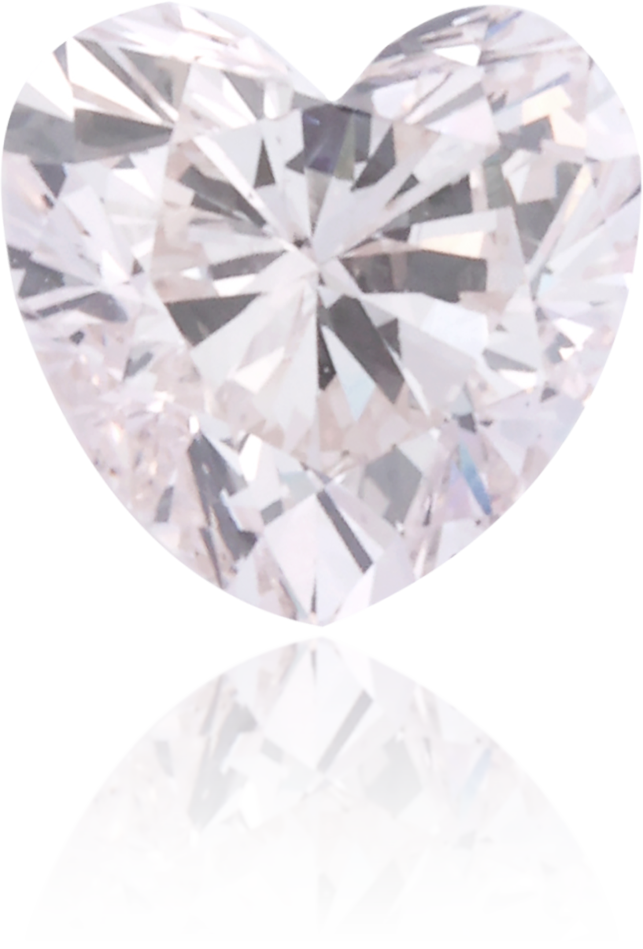 Natural Pink Diamond Heart Shape 0.35 ct Polished