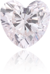 Natural Pink Diamond Heart Shape 0.35 ct Polished
