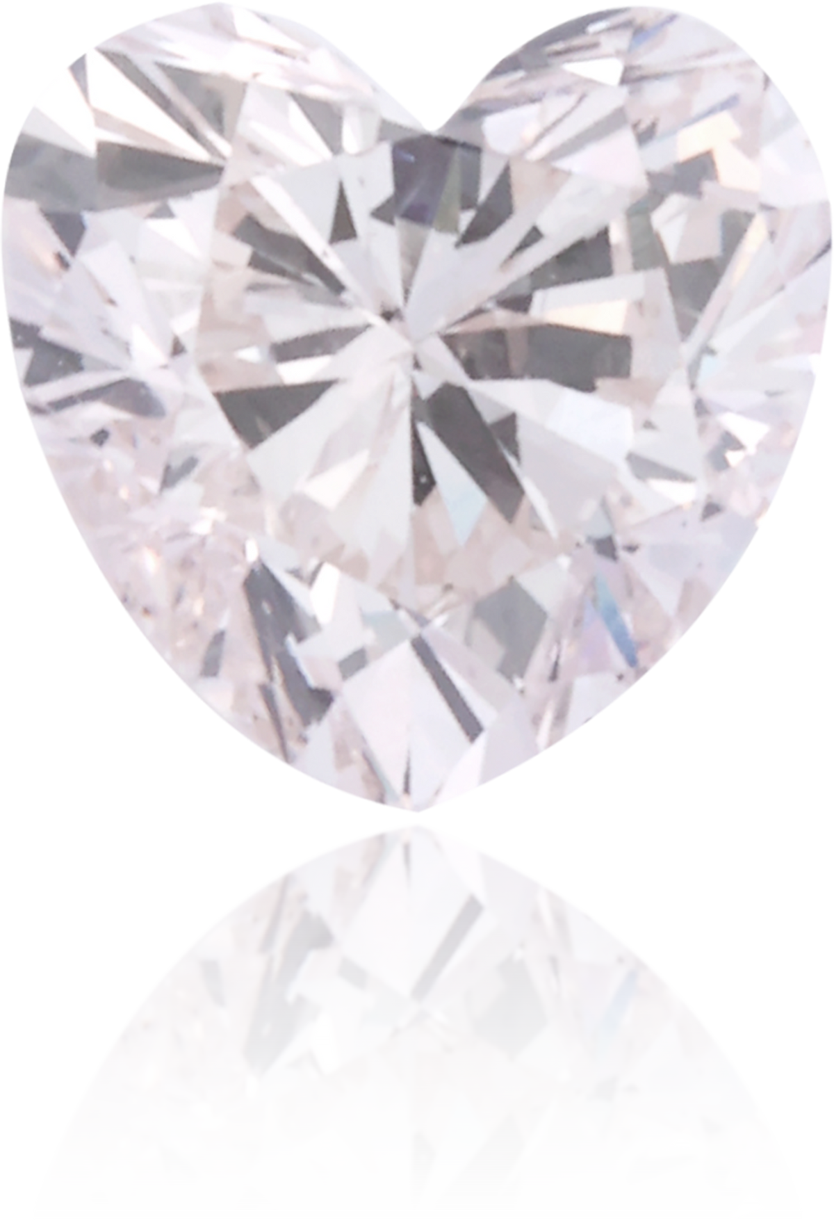 Natural Pink Diamond Heart Shape 0.35 ct Polished