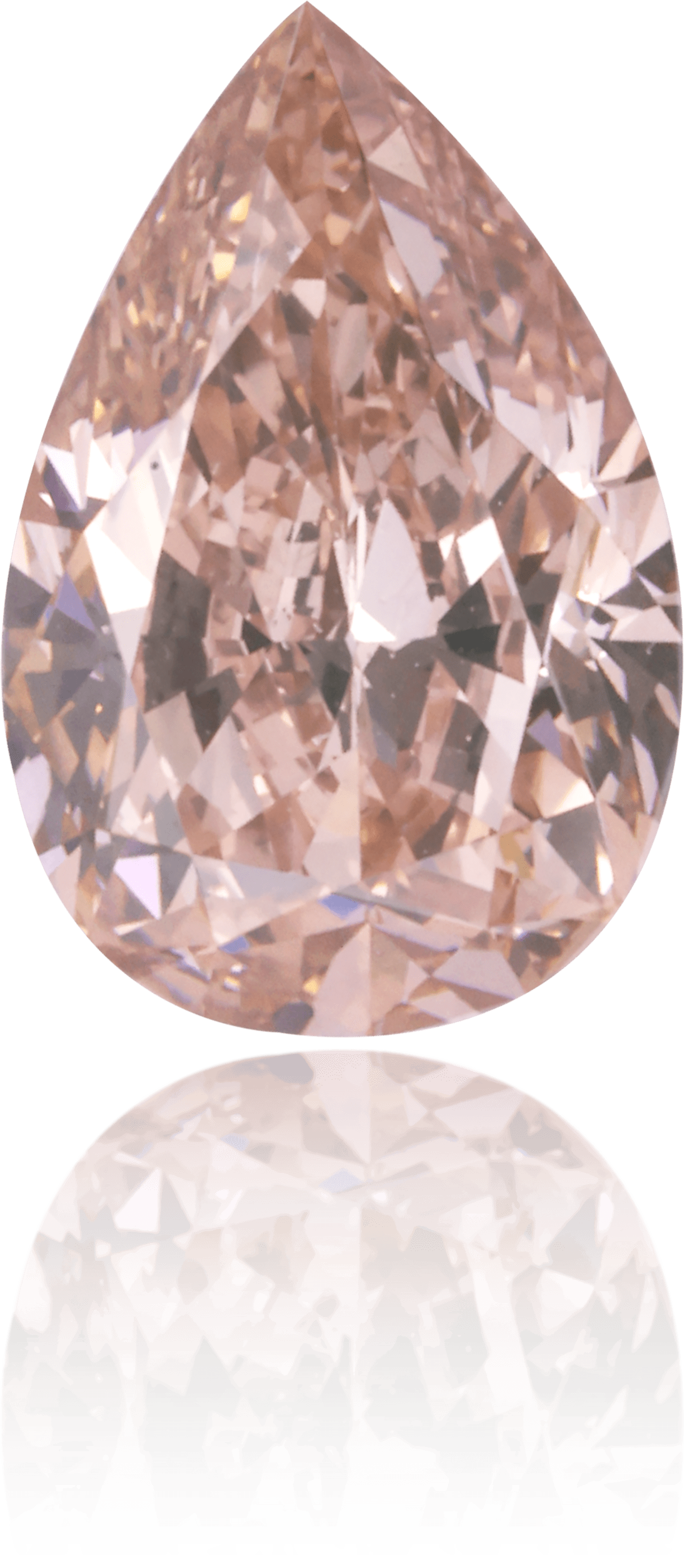 Natural Pink Diamond Pear Shape 0.82 ct Polished